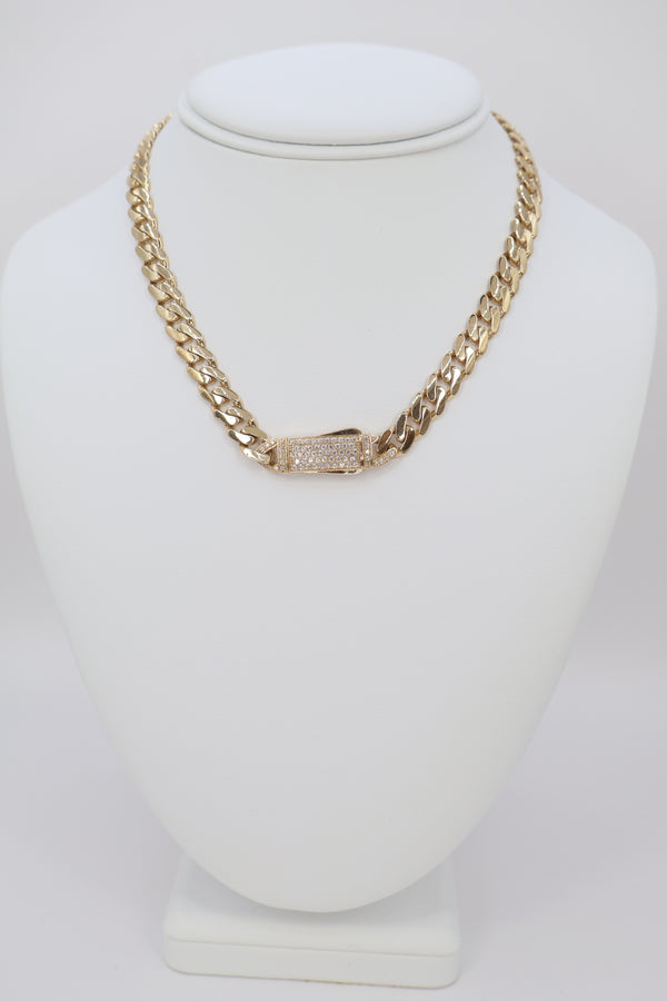 14k Hollow Cuban Choker