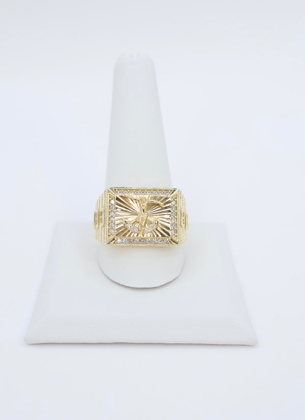 14k Yellow Gold Men's Elegance Ring