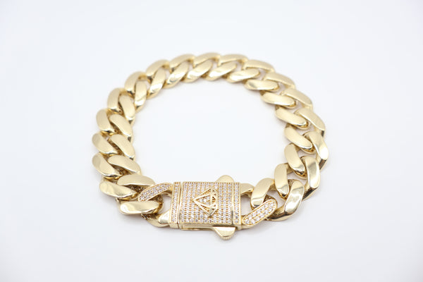 14k Itallo Cuban Bracelet