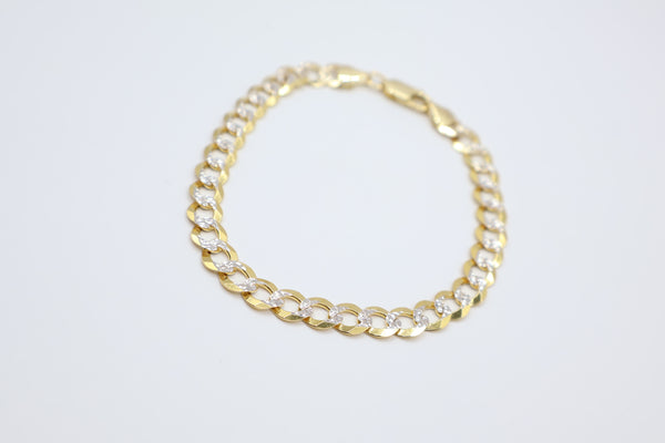 14k Solid Miami Cuban Bracelet