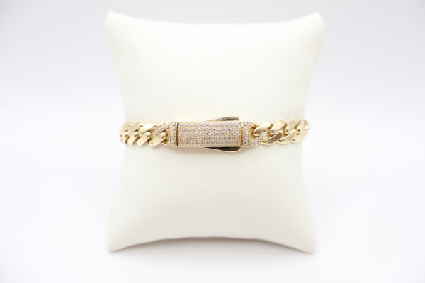 14K Itallo Bracelet Cz Stones